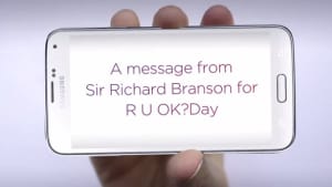 Virgin helps customers ask R U OK?